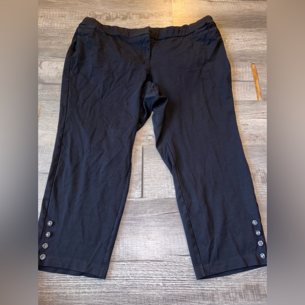 Dress Pants black with jewels size 24 casual fun